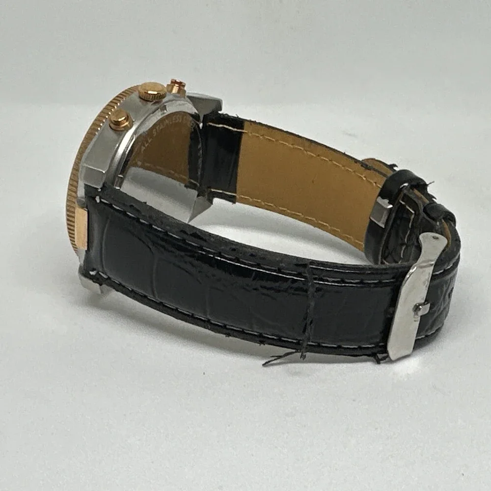 Fossil Perfect Boyfriend ES4135 Women's Black Leather Analog Dial Watch HME680